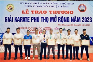 Giải Karate Phú Thọ mở rộng năm 2023: Một dấu ấn của Karate Việt Nam